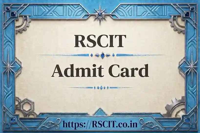 RSCIT Admit Card 2026: Download VMOU Exam 4 October Hall Ticket Now
