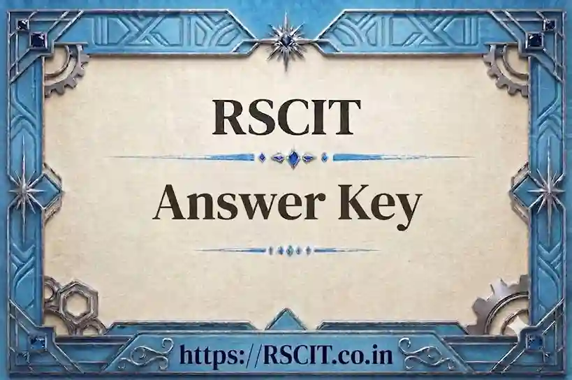 RSCIT Answer Key 2026: Download Response Sheet PDF @vmou.ac.in/notices-answer-keys